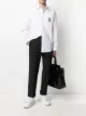 Image 2 of Valentino logo appliqué cotton shirt