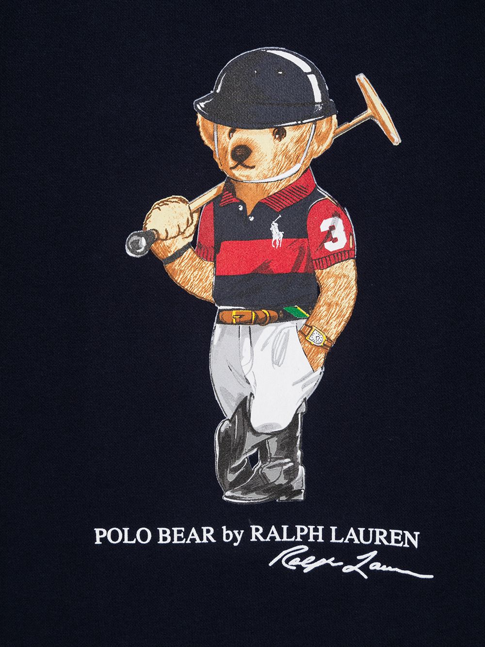 фото Ralph lauren kids толстовка с принтом polo bear