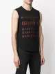 Raf Simons débardeur à imprimé graphique