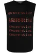 Image 1 sur Raf Simons débardeur à imprimé graphique