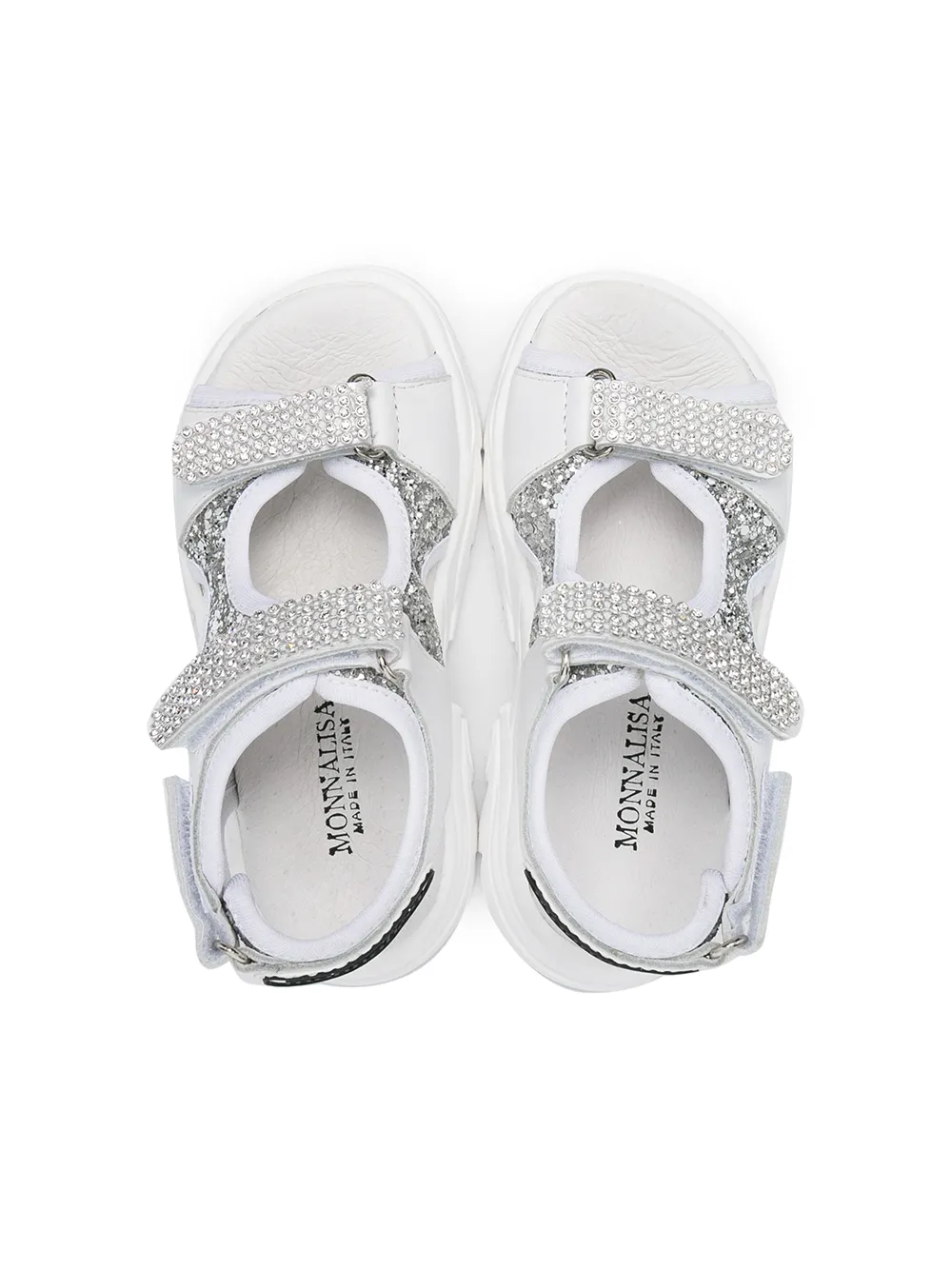 фото Monnalisa сандалии с блестками