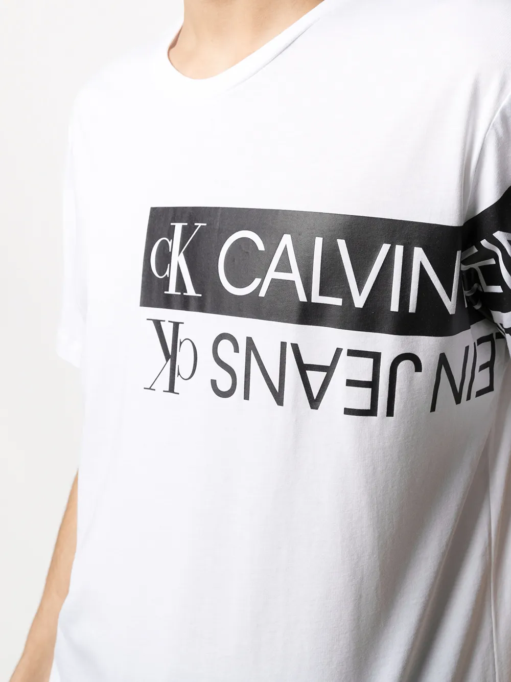 фото Calvin klein jeans футболка с логотипом