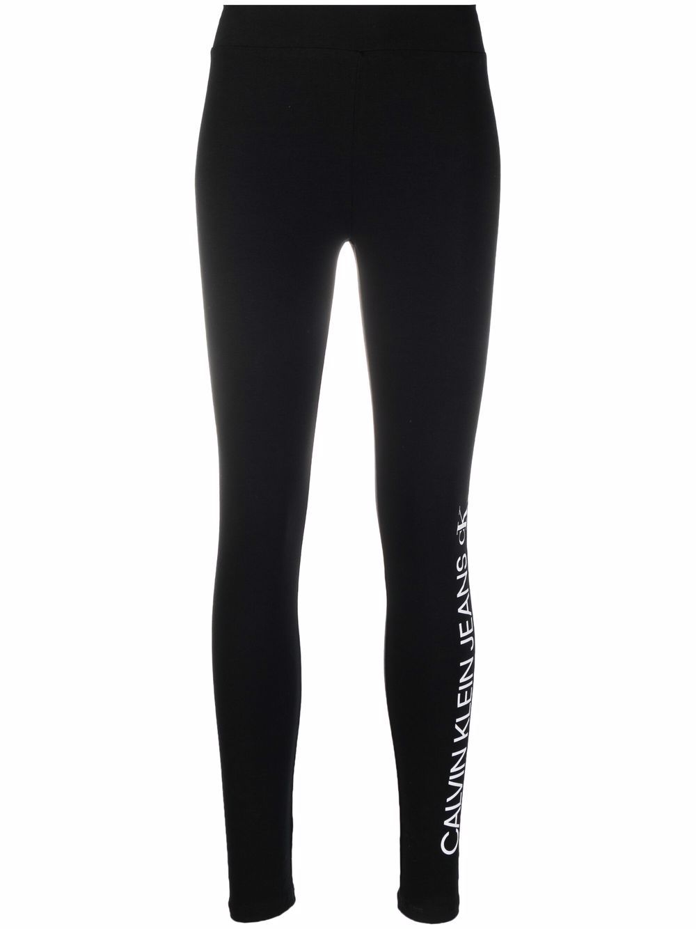 Calvin Klein logo-print high-waist Leggings - Farfetch