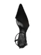 Khaite Seville asymmetric silk sateen pumps