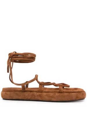 Fashion Focus LA FLY-2-CG Womens Fashion Designer Flats Slippers Slip-on in Cognac Brown
