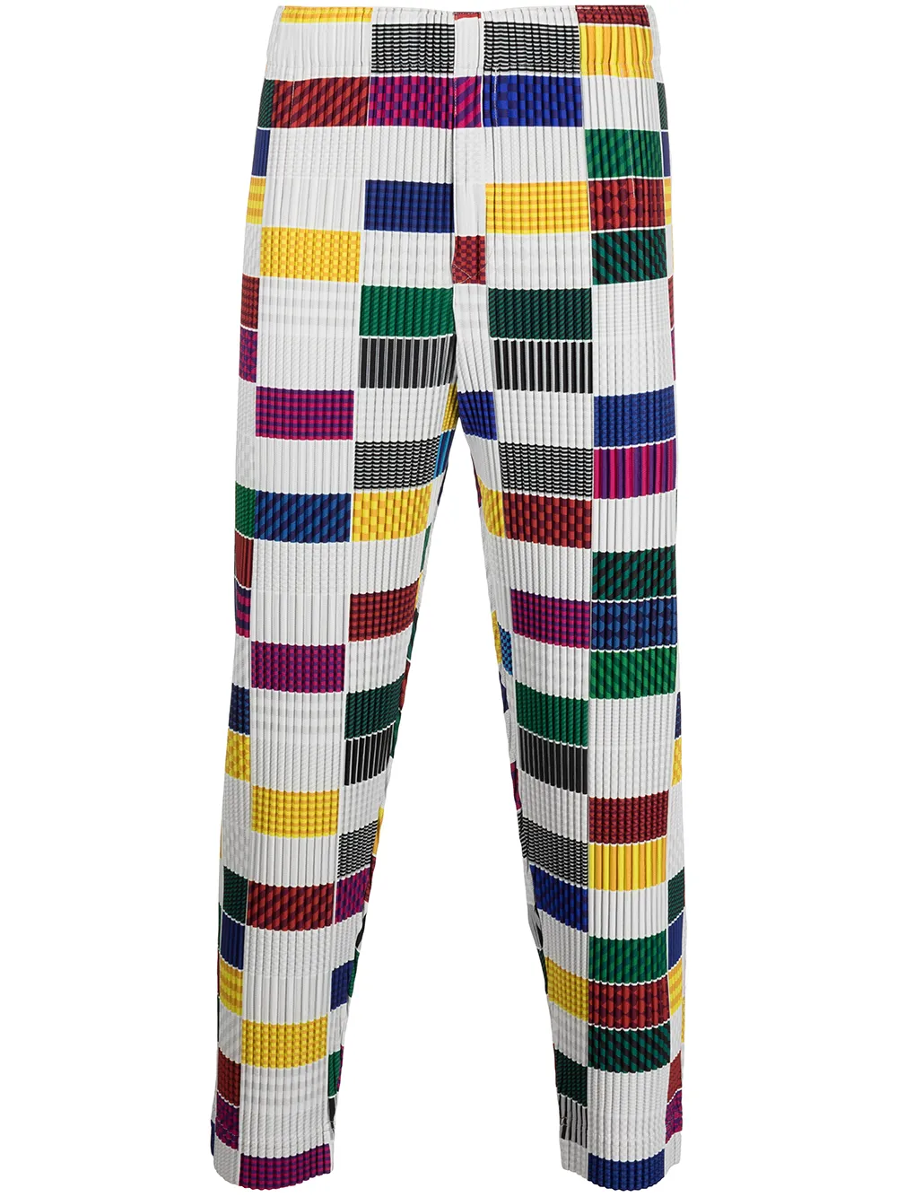 фото Homme plissé issey miyake брюки в клетку house check