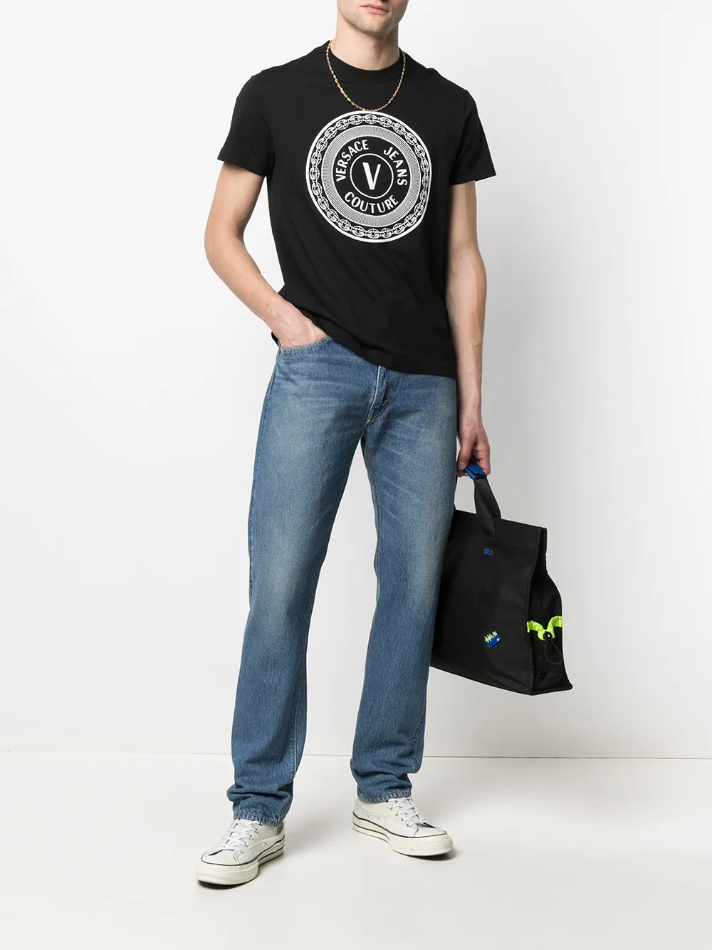 фото Versace jeans couture футболка с логотипом