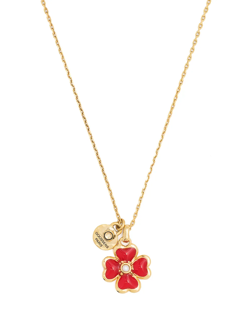 Goossens Talisman four-leaf Clover Necklace - Farfetch