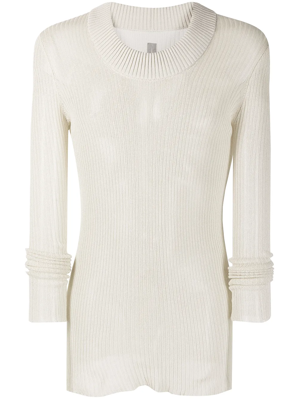 Image 1 of Rick Owens fine knit semi-sheer jumper
