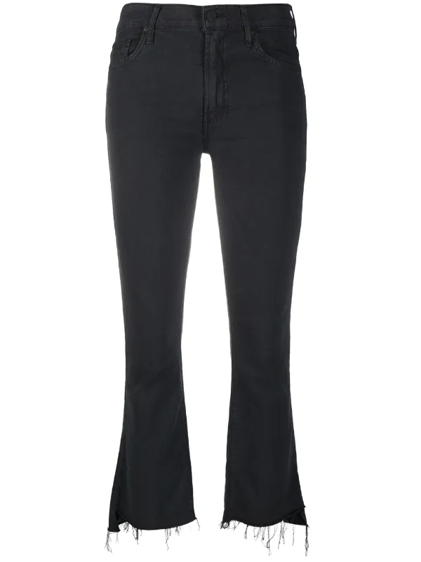 MOTHER The Insider Crop Step Fray Jeans - Farfetch