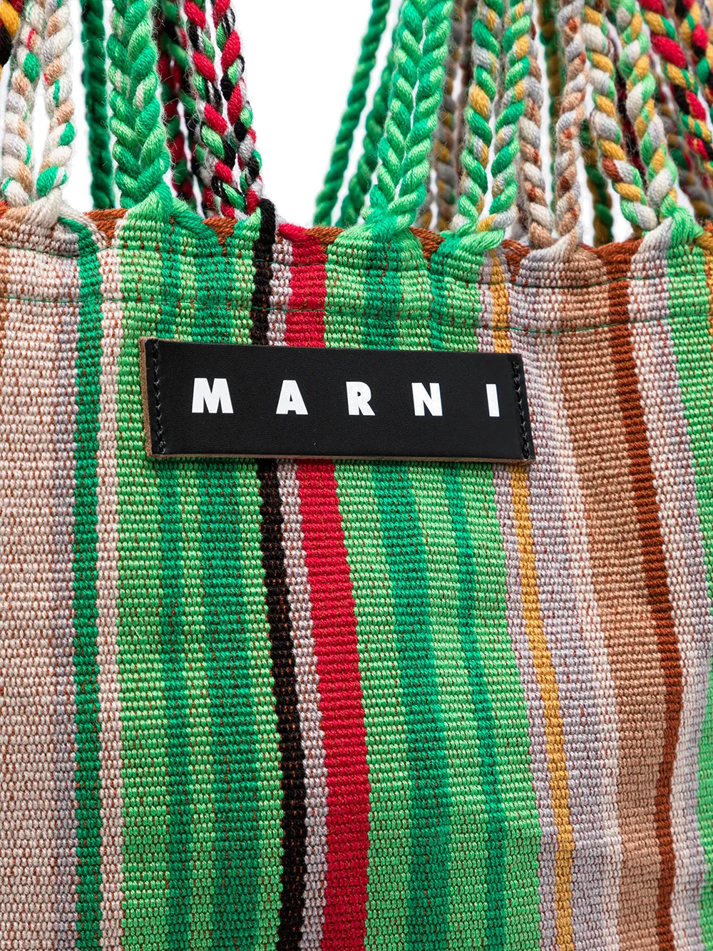 фото Marni market сумка-тоут hammock в полоску