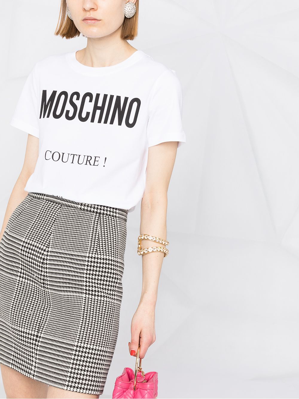 фото Moschino футболка с логотипом