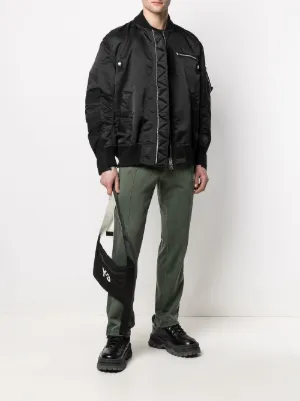 Takahiromiyashita The Soloist Oversized two-tone Flight Jacket