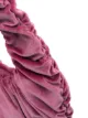 Nanushka Anja ruched velvet shoulder bag
