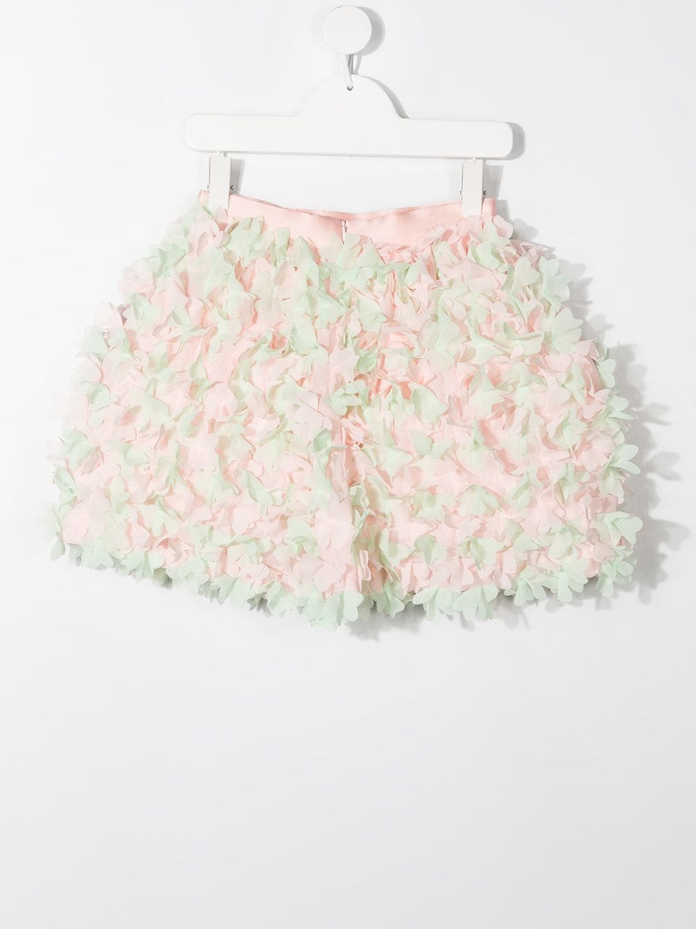 Shop Elie Saab Junior Ruffled Mini Skirt In Pink
