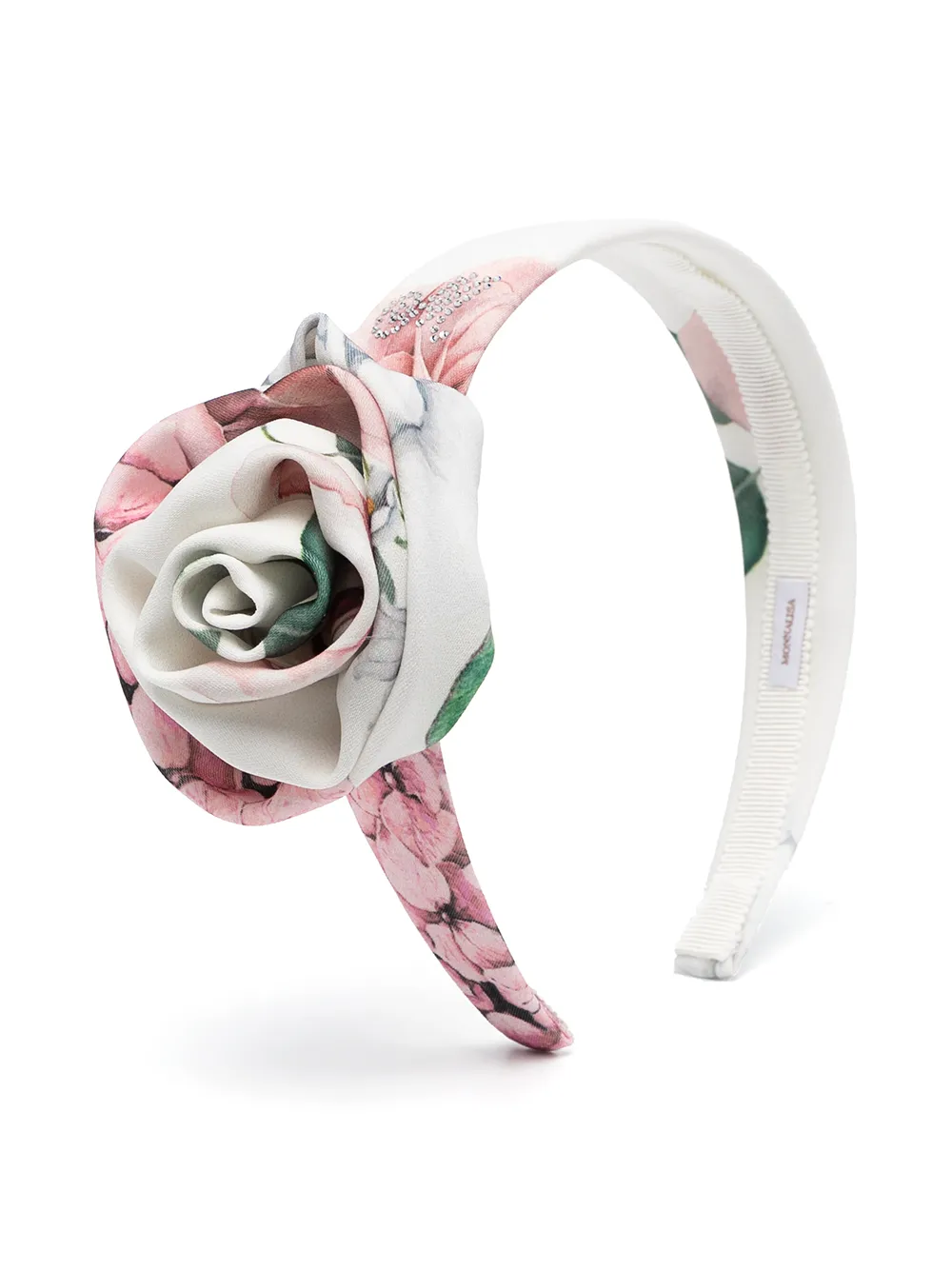 Image 1 of Monnalisa flower-embellished headband