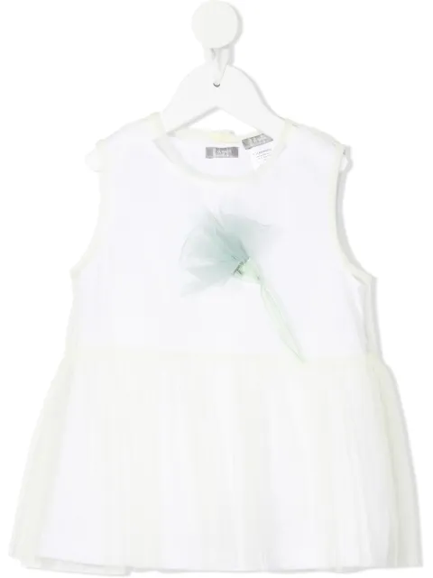 Il Gufo layered tulle blouse