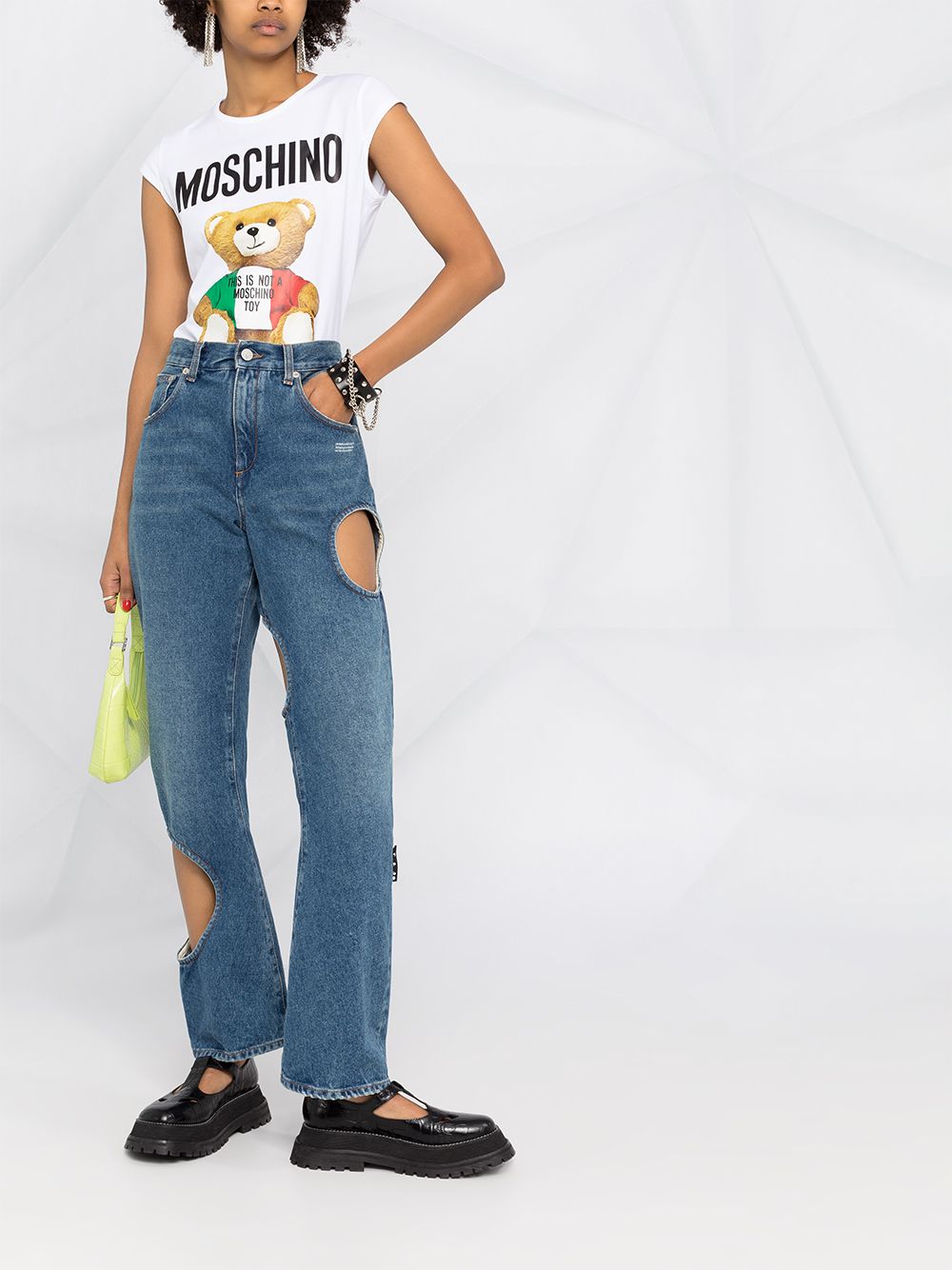 фото Moschino футболка moschino toy italy