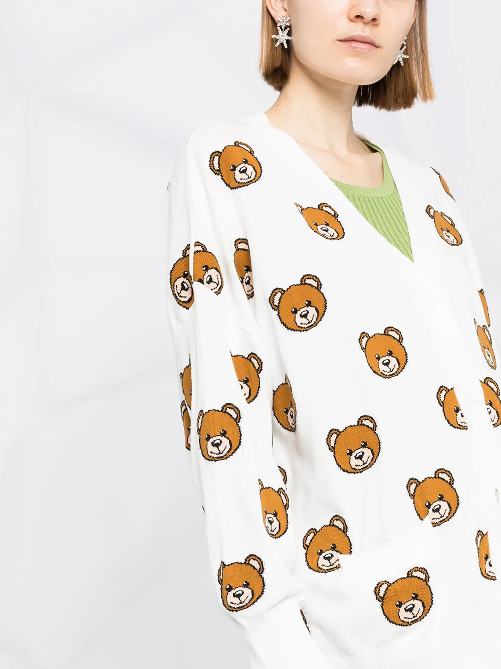 Moschino Oversized vest Wit
