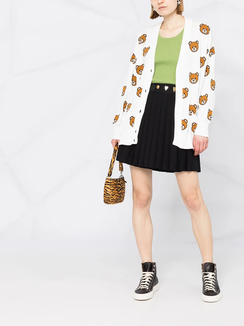 Moschino Oversized vest - Wit