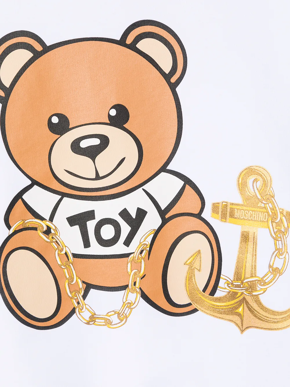 фото Moschino kids толстовка с длинными рукавами и принтом