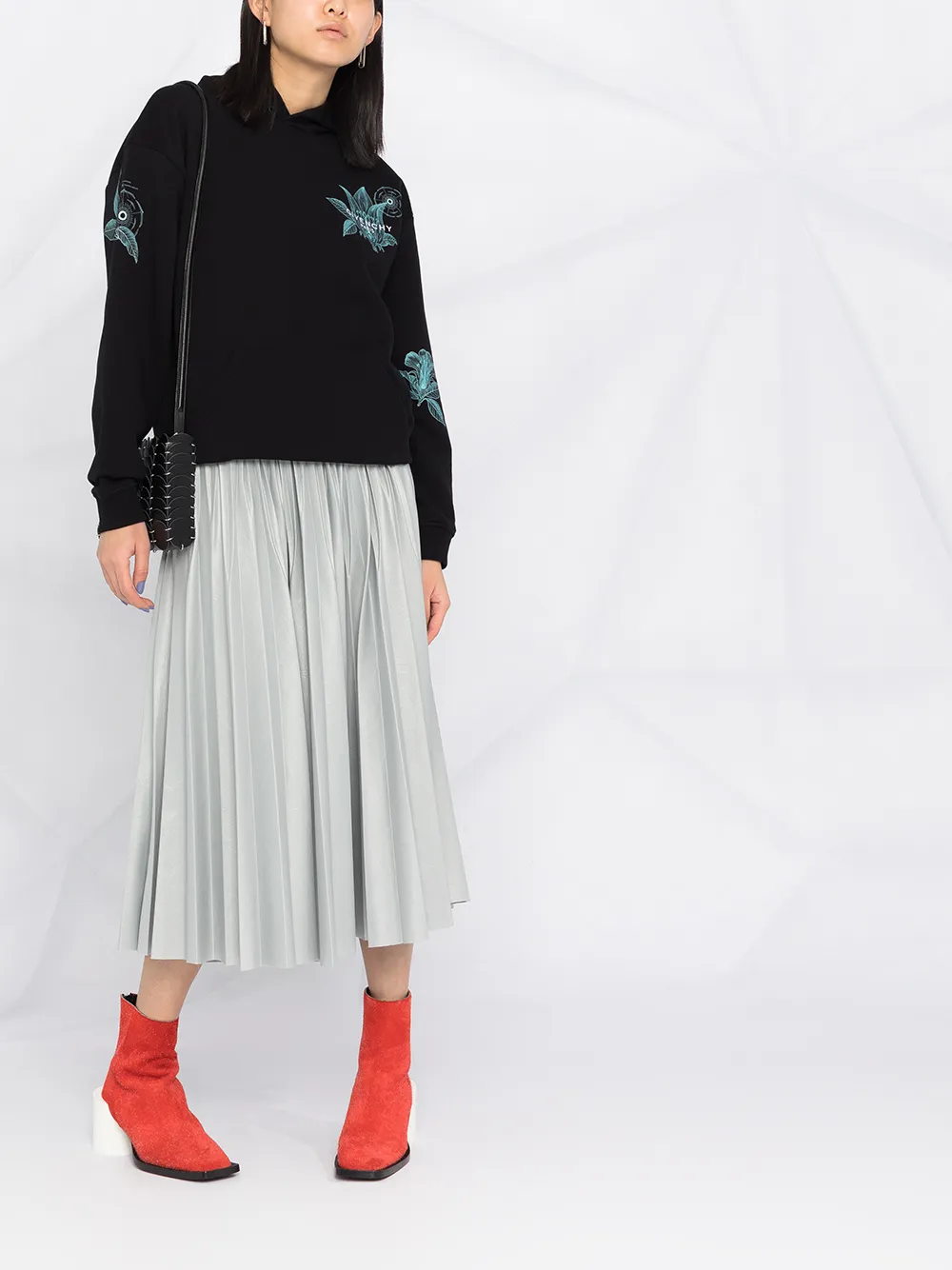 фото Givenchy худи с цветочным принтом