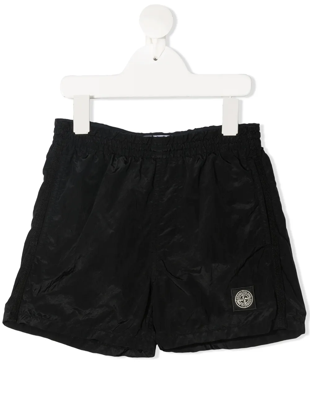 фото Stone island junior шорты с нашивкой-логотипом
