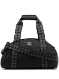 10 CORSO COMO geometric print straps duffel bag - Black
