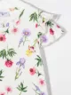 Monnalisa floral-print drop-waist dress