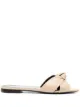 Image 1 of Saint Laurent knot detail sandals