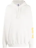 Les Girls Les Boys logo-print sleeve hoodie - Neutrals