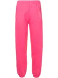 Les Girls Les Boys elasticated-waist cotton track trousers - Pink