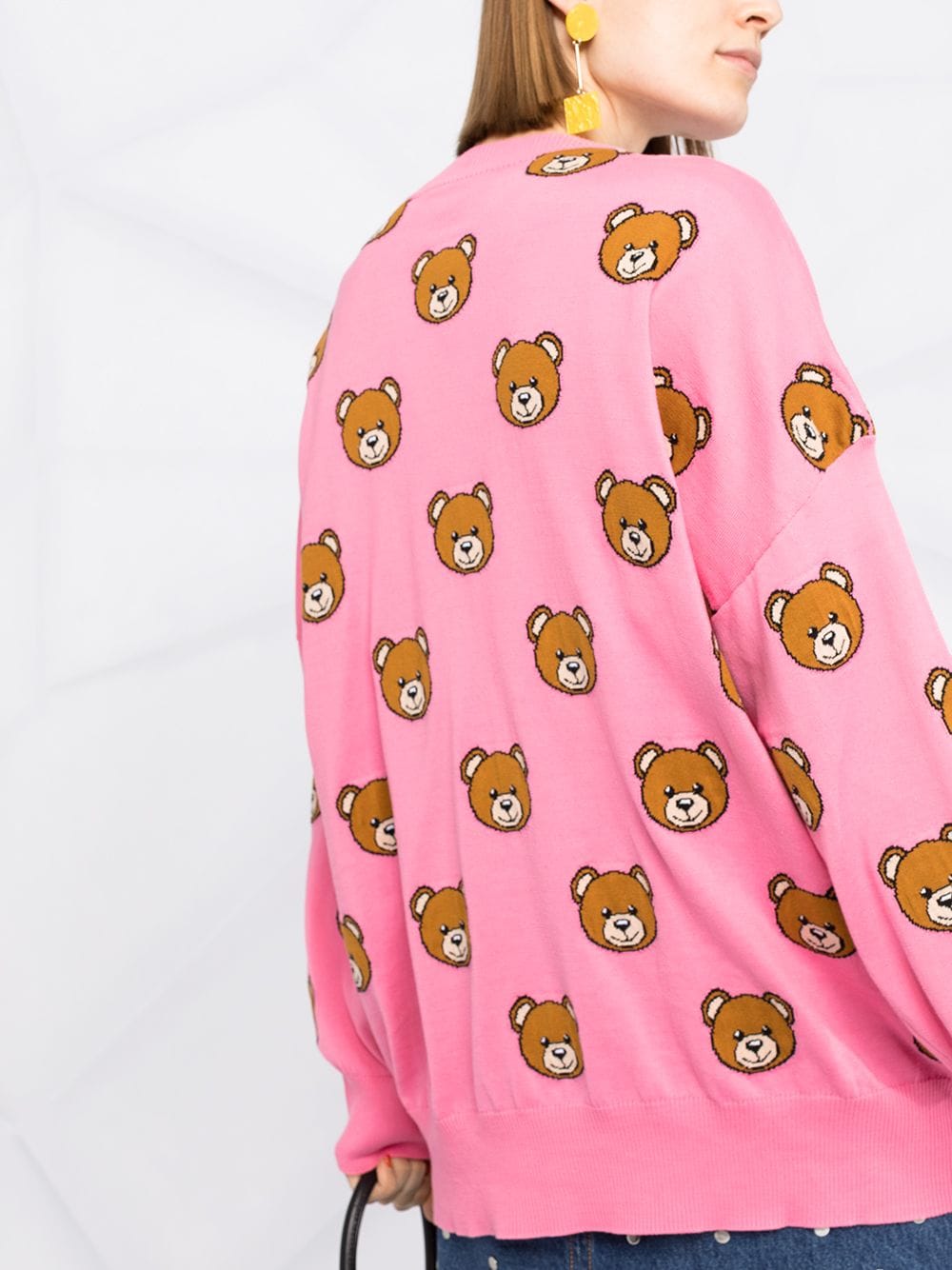 Moschino Teddy Bear Pattern Cardigan - Farfetch