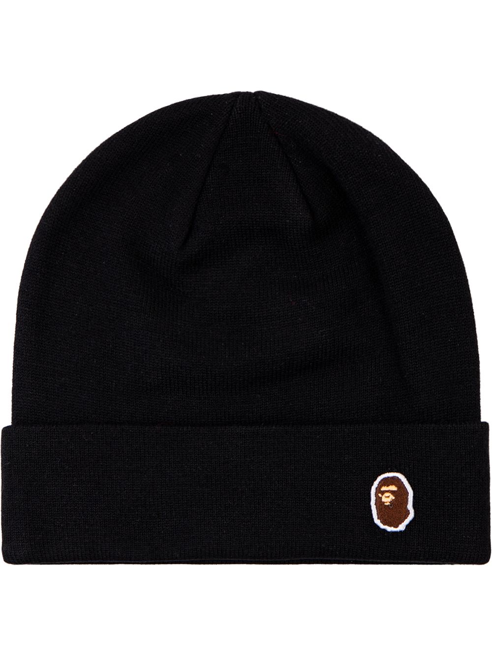 фото A bathing ape® шапка бини ape head one point knit