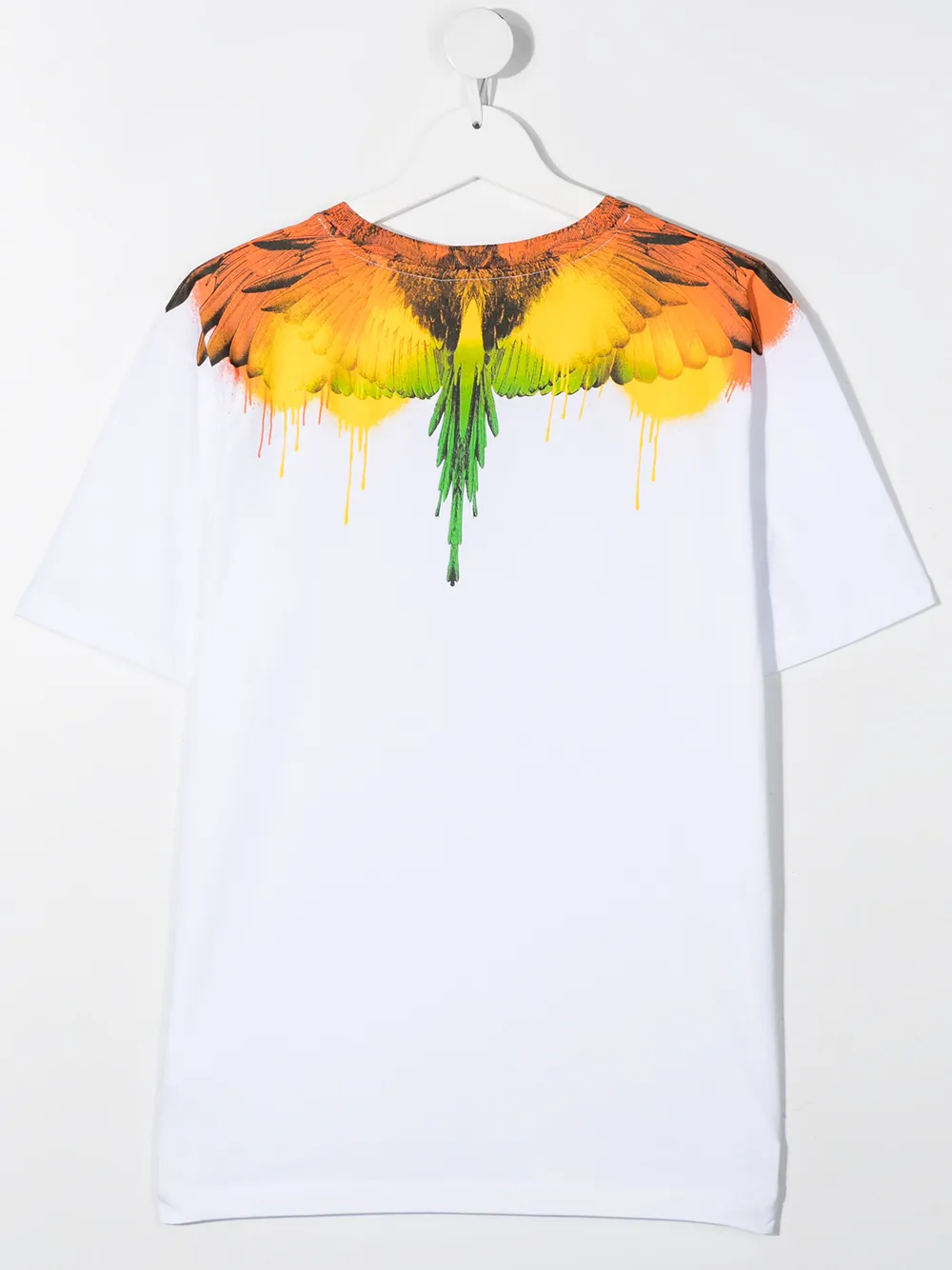 фото Marcelo burlon county of milan kids футболка с принтом wings