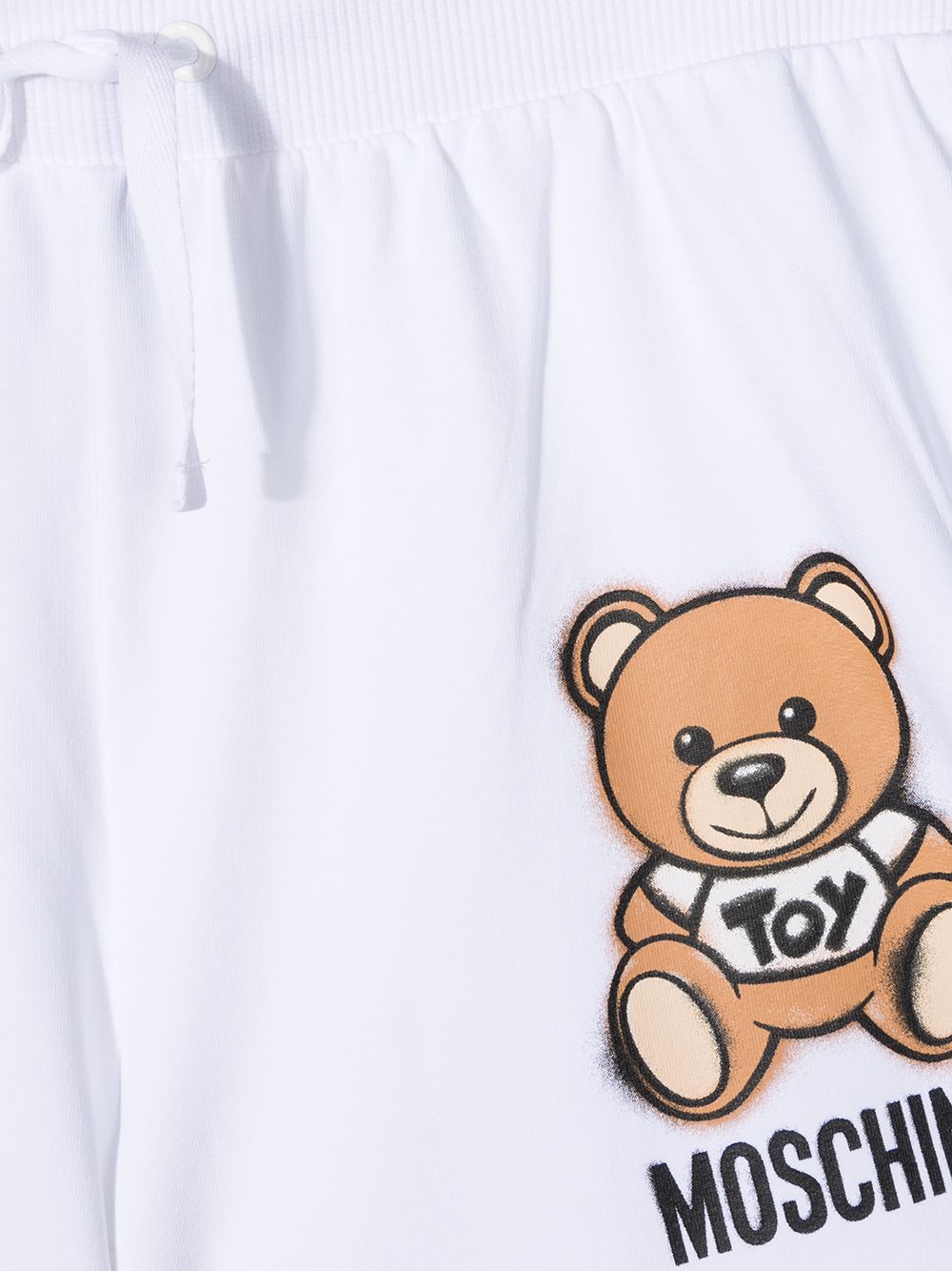 фото Moschino kids спортивные шорты с принтом teddy bear