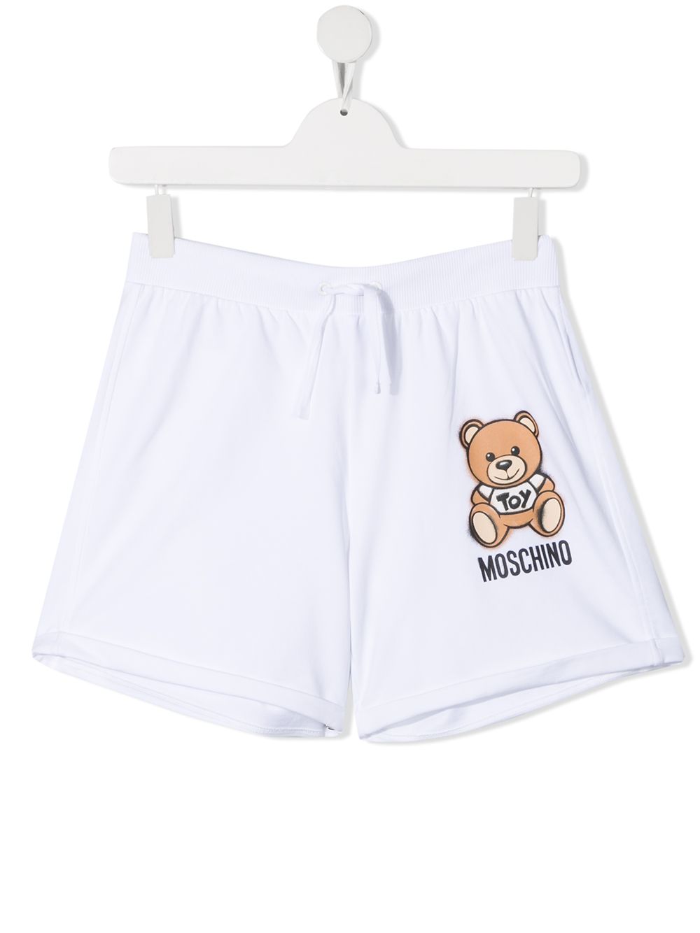 фото Moschino kids спортивные шорты с принтом teddy bear