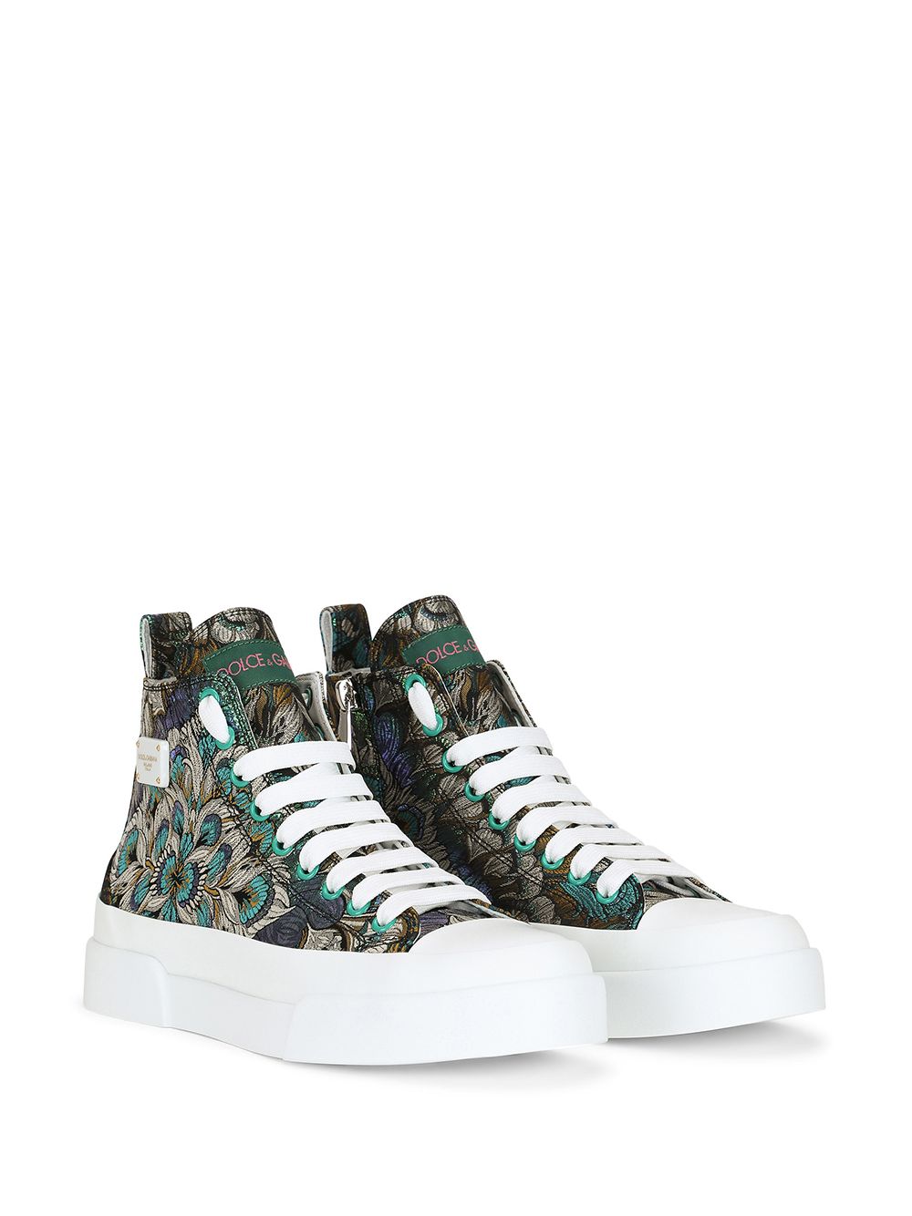 Dolce & Gabbana Sneakers met logoplakkaat - Veelkleurig