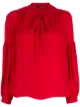 Imagem 1 de Emporio Armani Blusa de seda com amarração