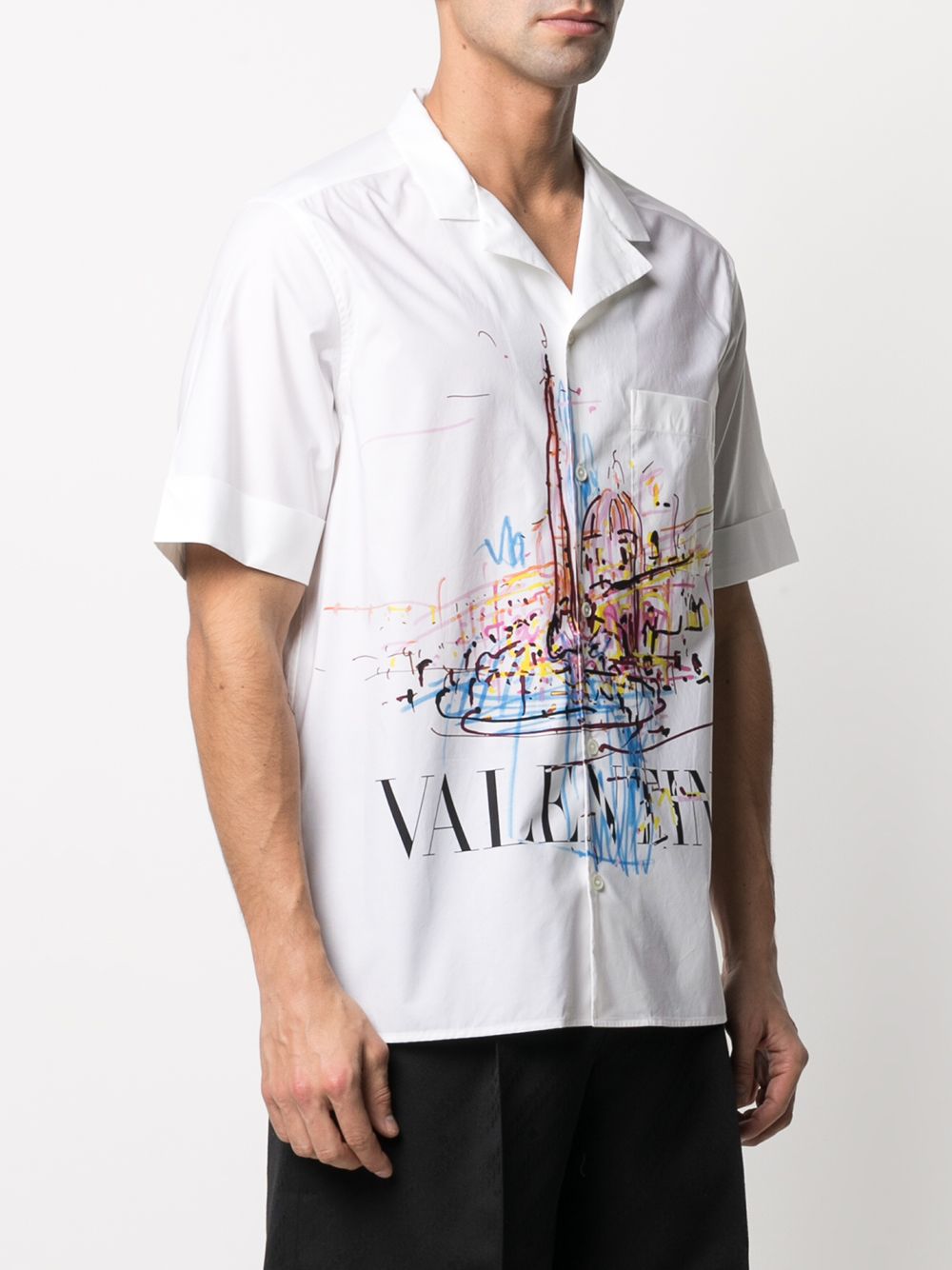 фото Valentino рубашка с принтом