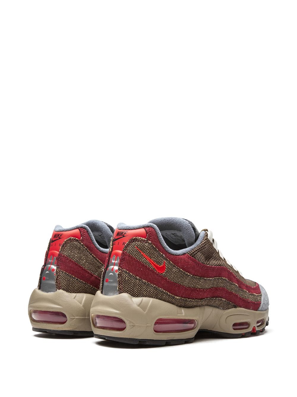 Shop Nike Air Max 95 "freddy Krueger" Sneakers In Red