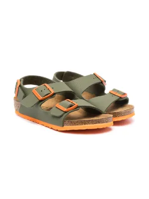open toe slip on sandals