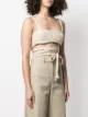 Alanui Cacti bralette knitted top
