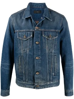 a brand denim jacket