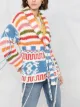 Alanui Amarillo Icon chunky knit cardigan