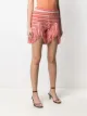 Alanui fringed knitted shorts