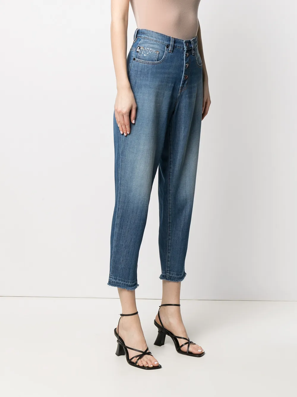 фото Love moschino укороченные зауженные джинсы