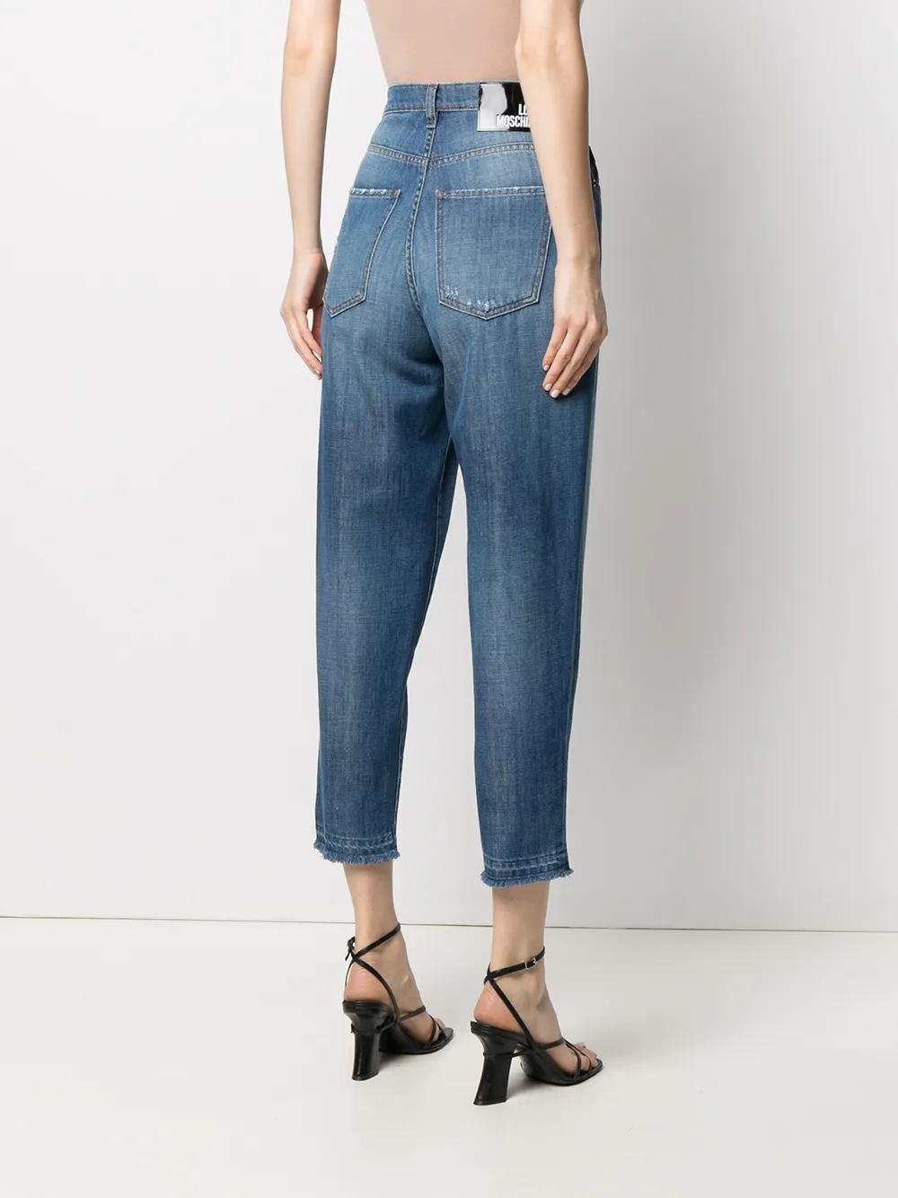 фото Love moschino укороченные зауженные джинсы