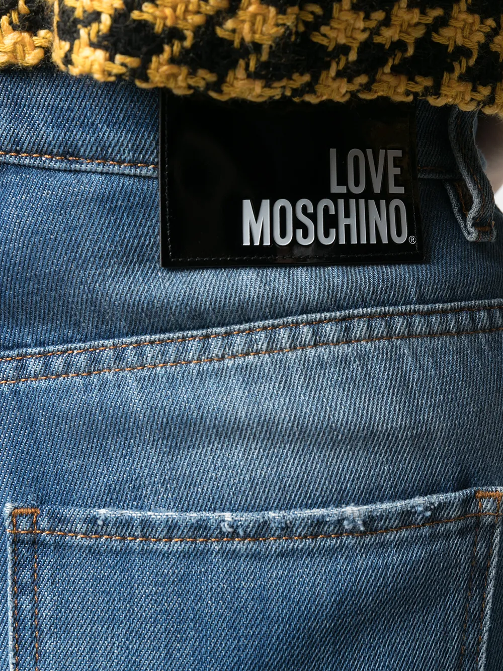 фото Love moschino укороченные зауженные джинсы