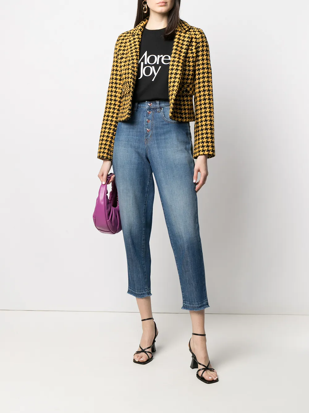 фото Love moschino укороченные зауженные джинсы